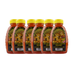 Wildflower Honey 16 oz. Bottle - Case of 12